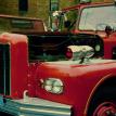 Hood up shot of Pittsfield's Maxim Tiller Ladder 1